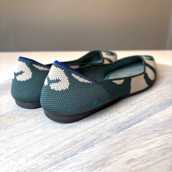 Rothy’s The Point Moroccan Green Limited Edition Shoes Flats Women’s Size 7 - Picture 5 of 13